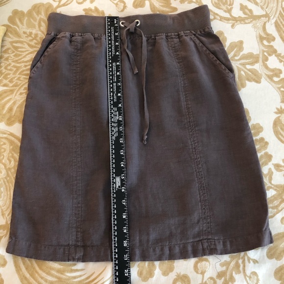 Allen Allen Linen Skirt - Picture 6 of 7